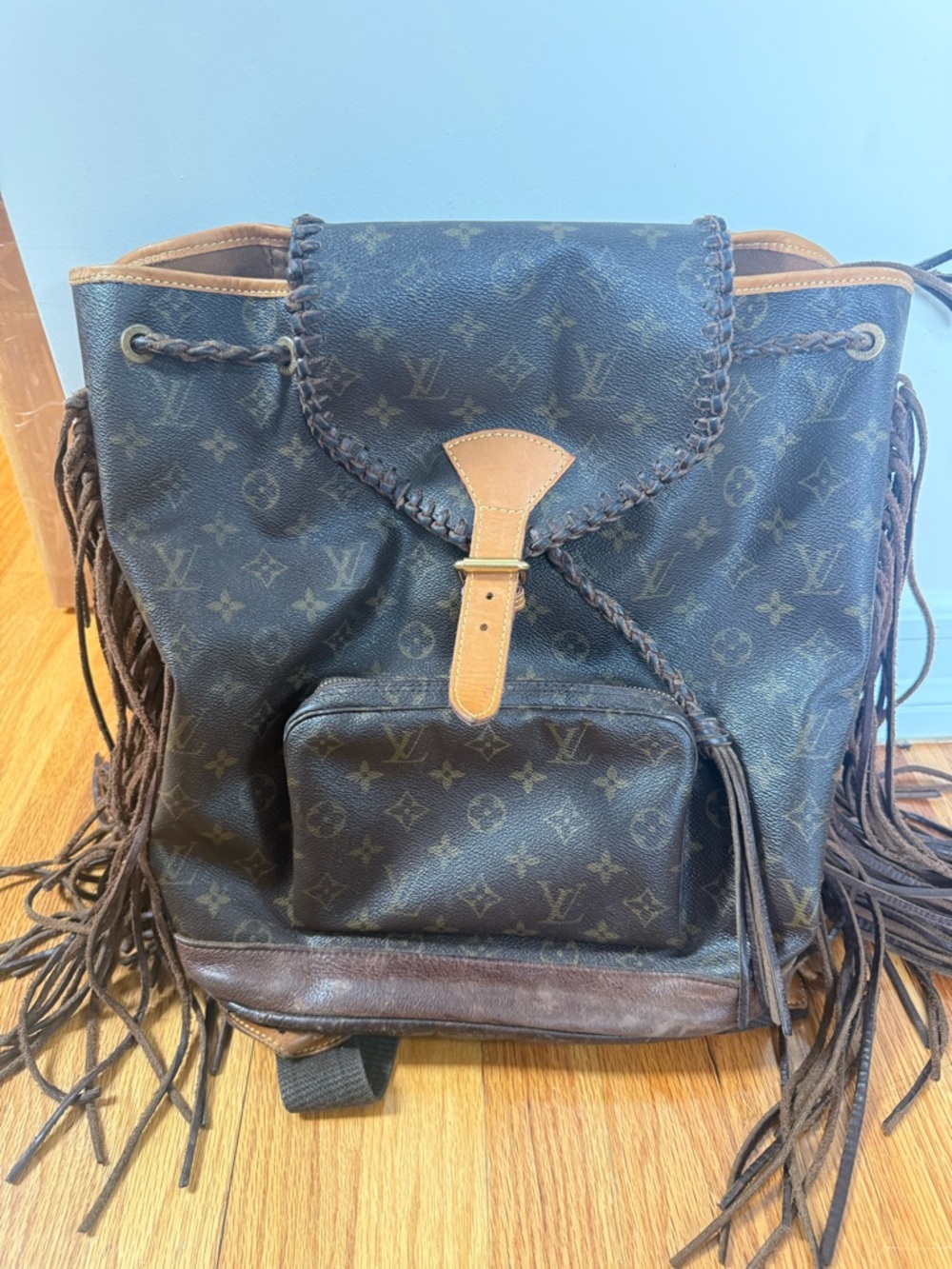 Authentic Louis Vuitton Monogram Fringe Backpack - Picture 7 of 7